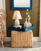 Jamie Young Company - Wonderland Scalloped Tray in Indigo - 7WOND-TRIN - GreatFurnitureDeal