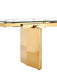 VIG Furniture - Modrest Nassim - Glam Glass Extendable Dining Table - VGZA-T105-S-GLD - GreatFurnitureDeal