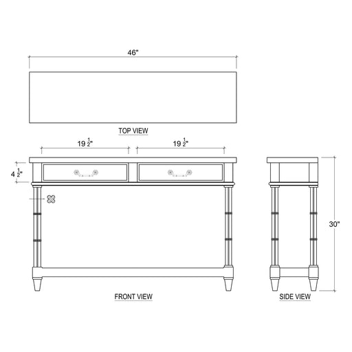 Bramble - Farringdon Small Console - BR-X76427 - GreatFurnitureDeal