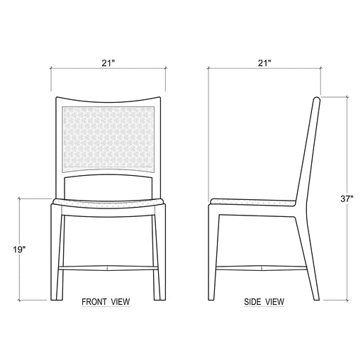 Bramble - Dulwich Dining Chair - US-WS-76450GYOLL201RT01--- - GreatFurnitureDeal