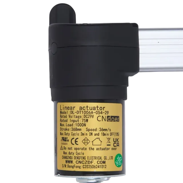 Motor Replacement / Linear Actuator Replacement for Power Recliner - CNDOER - DL-DT1006A-054-29 - GreatFurnitureDeal