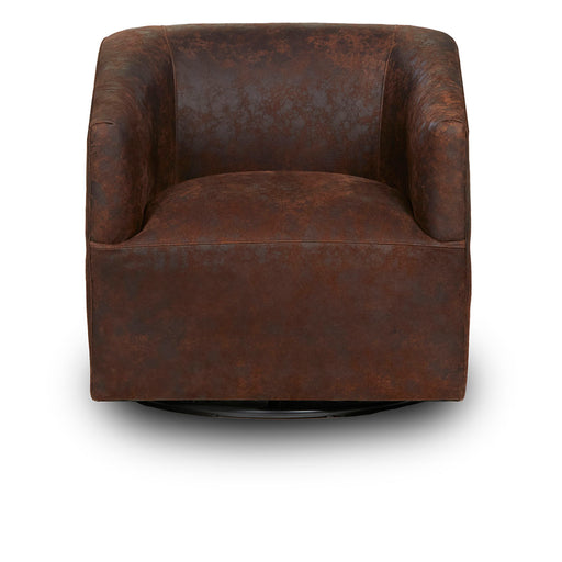 Classic Home Furniture - Chloe Accent Chair, Swivel, Outpost Leather, Nativo - 7CHL1A4SLOUNTV - GreatFurnitureDeal