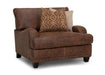 Franklin Furniture - 848 Indira Chair and a Half with Matching Ottoman in Ford Walnut - 84888-WALNUT-84818-WALNUT - GreatFurnitureDeal