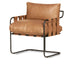 Classic Home Furniture - Toluca Accent Chair, Stationary, Mirage Leather, Lumber - 7TOL1A1WLMILUM - GreatFurnitureDeal