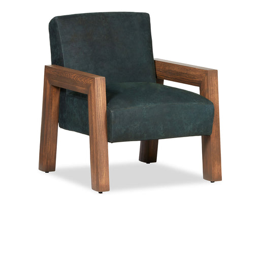 Classic Home - Waylon Arm Chair, Outpost Leather, Pinefield - 7WAY1A2TLOUPIN - GreatFurnitureDeal