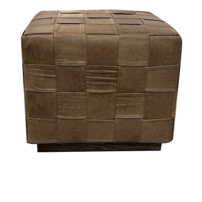Classic Home Furniture - Weston Ottoman in Mirage, Stone - 7WES107XLMISTN