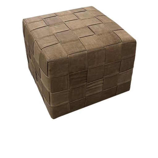 Classic Home - Weston Ottoman in Mirage, Stone - 7WES107XLMISTN - GreatFurnitureDeal