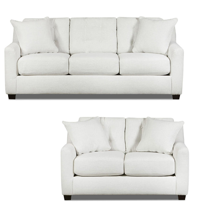 Southern Motion - ST8000 Elliott 2 Piece Sofa Set in Sugarshack Blanco - ST8000-00-BLANCO-2SET-MTO - GreatFurnitureDeal
