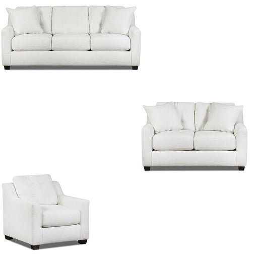 Southern Motion - ST8000 Elliott 3 Piece Living Room Set in Sugarshack Blanco - ST8000-00-BLANCO-3SET-MTO - GreatFurnitureDeal