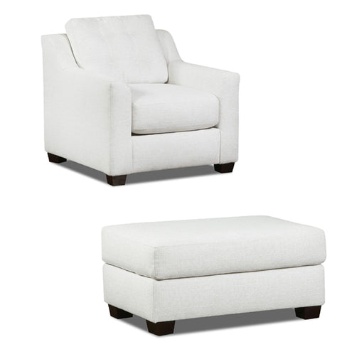 Southern Motion - ST8000 Elliott Chair with Ottoman in Sugarshack Blanco - ST8000-02-03-BLANCO-MTO - GreatFurnitureDeal