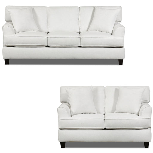 Southern Motion - ST8004 Spencer 2 Piece Living Room Set in Sugarshack Blanco - ST8004-00-BLANCO-2SET-MTO - GreatFurnitureDeal