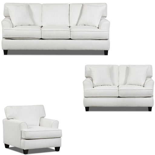 Southern Motion - ST8004 Spencer 3 Piece Living Room Set in Sugarshack Blanco - ST8004-00-02-BLANCO-3SET-MTO - GreatFurnitureDeal
