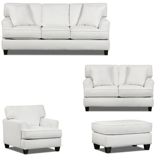 Southern Motion - ST8004 Spencer 4 Piece Living Room Set in Sugarshack Blanco - ST8004-00-02-BLANCO-4SET-MTO - GreatFurnitureDeal