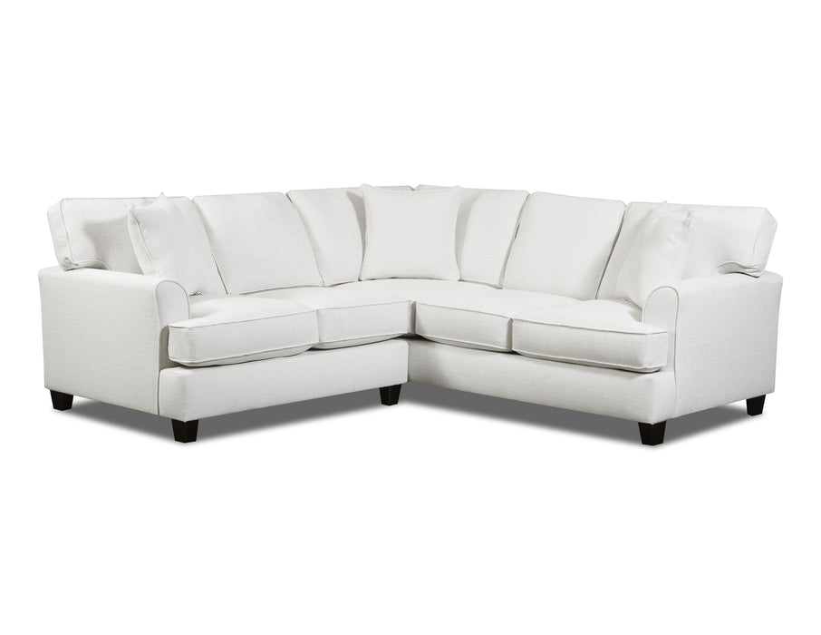 Southern Motion - ST8004 Spencer 2 Piece Sectional in Sugarshack Blanco - ST8004-21/-33-BLANCO-MTO - GreatFurnitureDeal