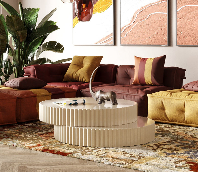 VIG Furniture - Modrest Jacinto Modern Round Coffee Table - VGOD-LZ-285C-L - GreatFurnitureDeal
