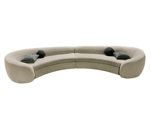 VIG Furniture - Modrest Kilmer Modern Grey Curved Fabric Sectional Sofa - VGOD-ZW-22017 - GreatFurnitureDeal