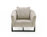 VIG Furniture - Modrest Forbis Contemporary Grey Fabric Accent Chair - VGCS-FORBIS-GB - GreatFurnitureDeal