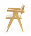 VIG Furniture - Modrest Fern Modern Natural and Beige Dining Chair Set of 2 - VGMA-MI-1116-NB - GreatFurnitureDeal