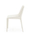 VIG Furniture - Modrest Halo Modern Ivory Saddle Leather Dining Chair Set of 2 - VGYF-DC1113-I - GreatFurnitureDeal
