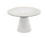 VIG Furniture - Modrest Edith - Modern Round White Ceramic Dining Table - VGNSGD8744-W-DT - GreatFurnitureDeal