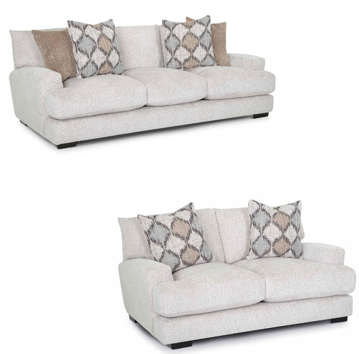 Franklin Furniture - Katina 2 Piece Sofa Set in Burmese Bamboo - 80340-320-2SET