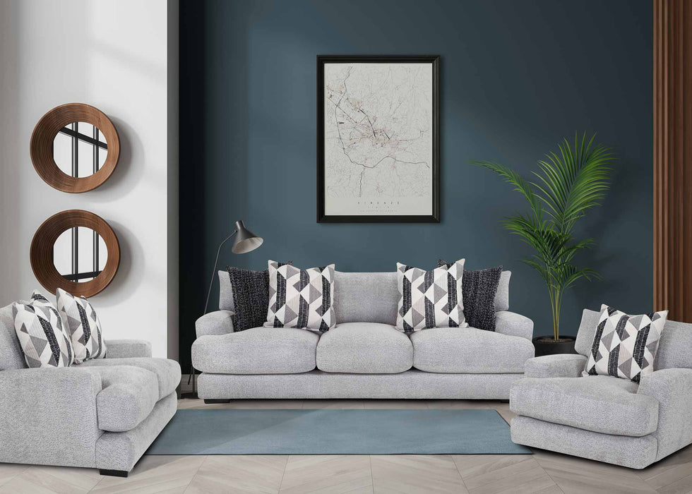 Franklin Furniture - 803 Galaxy 2 Piece Sofa Set in Dove - 80340-320-Dove - GreatFurnitureDeal