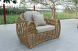 VIG Furniture - Renava Sandra - Outdoor Beige + Wicker Sofa Set - VGATRASF-227 - GreatFurnitureDeal
