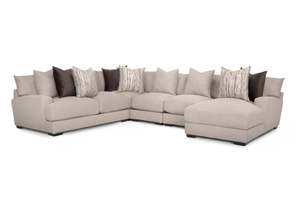Franklin Furniture - Hannigan 5 Piece Sectional with Right Arm