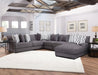 Franklin Furniture - 808 Journey 5 Piece Stationary Sectional Sofa - 808-59-04-03-03-60-GRAPHITE - GreatFurnitureDeal