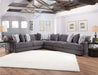 Franklin Furniture - 808 Journey 4 Piece Stationary Sectional Sofa - 808-59-04-03-60-GRAPHITE - GreatFurnitureDeal