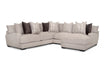 Franklin Furniture - Hannigan 4 Piece Sectional with Right Arm Chaise - 808-59-03-04-86CLEFT-DUSK (Copy) - GreatFurnitureDeal