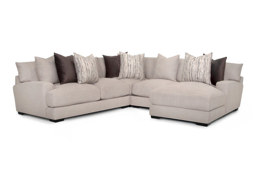Franklin Furniture - Hannigan 4 Piece Sectional with Right Arm Chaise - 808-59-03-04-86CLEFT-DUSK (Copy) - GreatFurnitureDeal