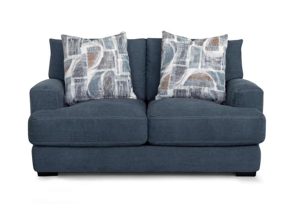 Franklin Furniture - 809 Camden Loveseat in Genius Storm - 80920-STORM - GreatFurnitureDeal