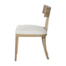 VIG Furniture - Modrest Fabien - Mid-Century Modern Beige Linen + Wood Dining Chair (Set of 2) - VGRH-RHS-98535 - GreatFurnitureDeal