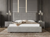 VIG Furniture - Modrest Splendor - Silver & Grey Velvet Upholstered Platform King Bed Set - VGVCBD20256-BED-SET-EK - GreatFurnitureDeal