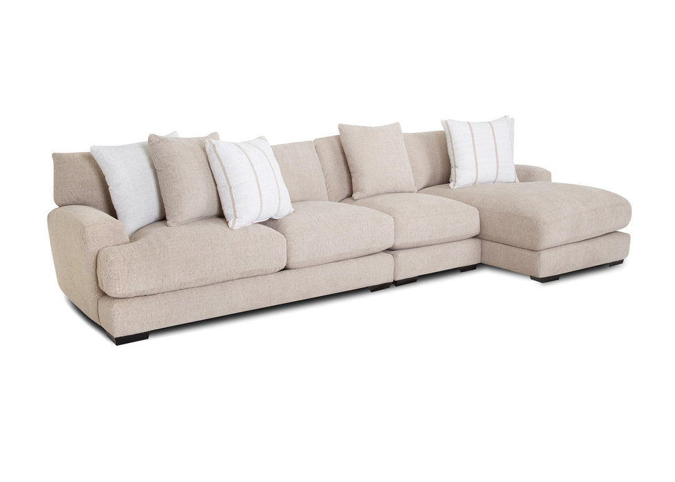 Franklin Furniture - Shay 3 Piece Sectional in Shay Porcelain - 80959-80903-80986-Porcelain