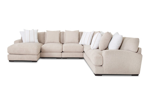Franklin Furniture - Shay 5 Piece Sectional in Shay Porcelain - 80985-03-03-04-60-Porcelain - GreatFurnitureDeal