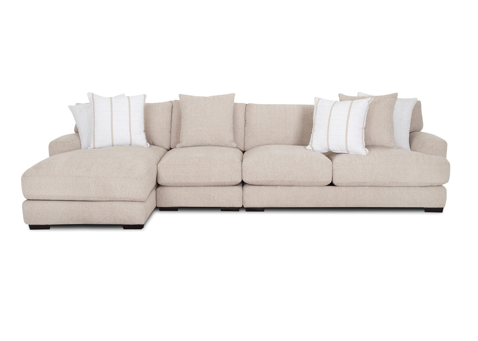 Franklin Furniture - Shay 3 Piece Sectional in Shay Porcelain - 80985-80903-80960-Porcelain