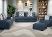 Franklin Furniture - 809 Camden 4 Piece Living Room Set in Genius Storm - 80940 - 80920 - 80988 - 80918STORM-4SET - GreatFurnitureDeal