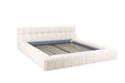 VIG Furniture - Divani Casa Tyree - Modern Tufted Off-White Fabric Eastern King Bed - VGOD-DY-22116-BED - GreatFurnitureDeal