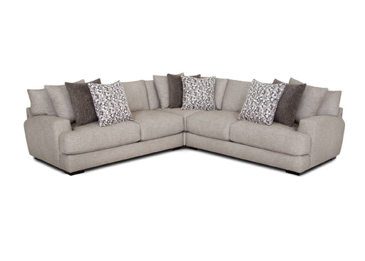Franklin Furniture - 810 Sullivan 3 Piece Sectional Sofa with Ottoman in Mandy Otter - 81059-81004-81060-75018 - GreatFurnitureDeal