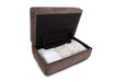 Franklin Furniture - 814 Talise Storage Ottoman w/ Caster legs in Mink - 81418-MINK - GreatFurnitureDeal
