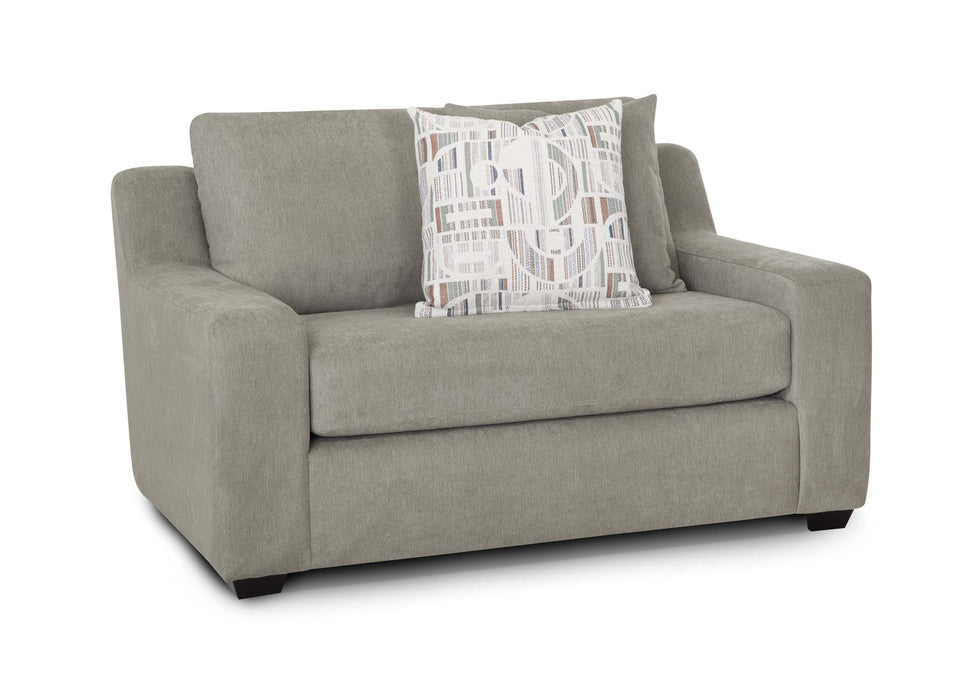 Franklin Furniture - 814 Juniper Snuggler Chair in Penola Chive - 81488-CHIVE - GreatFurnitureDeal