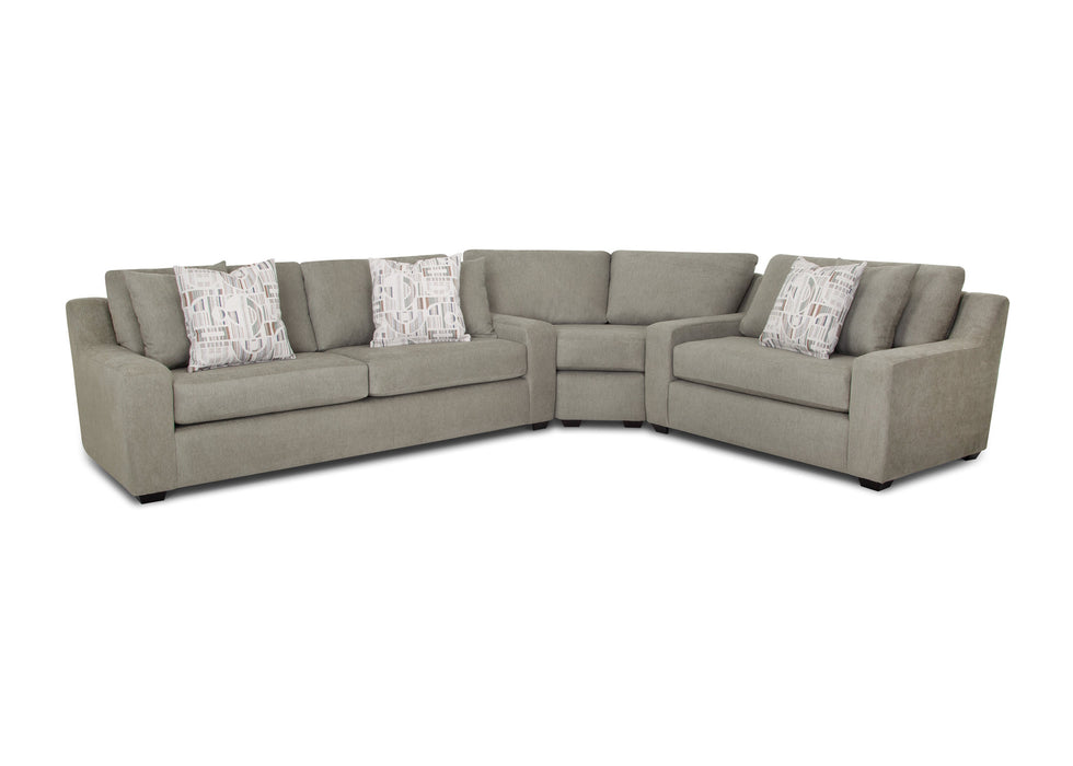 Franklin Furniture - 814 Juniper 3 Piece Sectional in Penola Chive - 81440-81499-488-CHIVE - GreatFurnitureDeal
