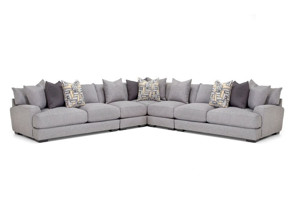 Franklin Furniture - 818 Brentwood 5 Piece Sectional in Brentwood Ash - 81859-81803-81804-81803-81860-ASH - GreatFurnitureDeal