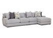 Franklin Furniture - 818 Brentwood 3 Piece Sectional in Brentwood Ash - 81859-81803-81886-ASH - GreatFurnitureDeal