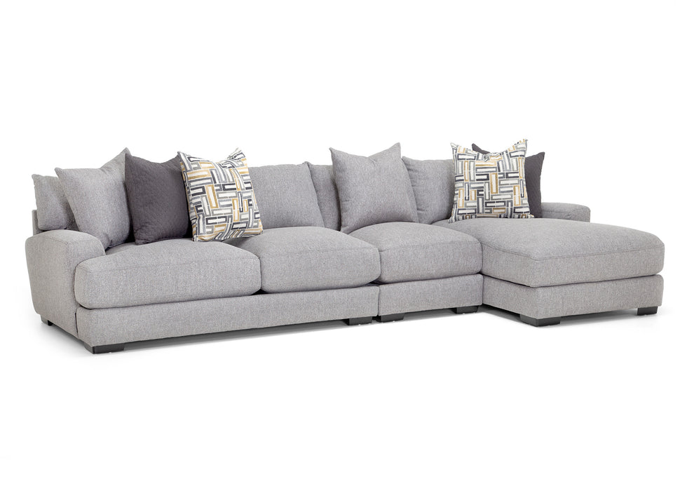 Franklin Furniture - 818 Brentwood 3 Piece Sectional in Brentwood Ash - 81859-81803-81886-ASH - GreatFurnitureDeal