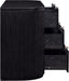 Meridian Furniture - Astrid Black Solid Wood And Oak Veneer Dresser - 818Black-D - GreatFurnitureDeal