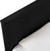 Meridian Furniture - Astrid Black Solid Wood And Oak Veneer Queen Bed (3 Boxes) - 818Black-Q - GreatFurnitureDeal