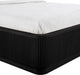 Meridian Furniture - Astrid Black Solid Wood And Oak Veneer Queen Bed (3 Boxes) - 818Black-Q - GreatFurnitureDeal